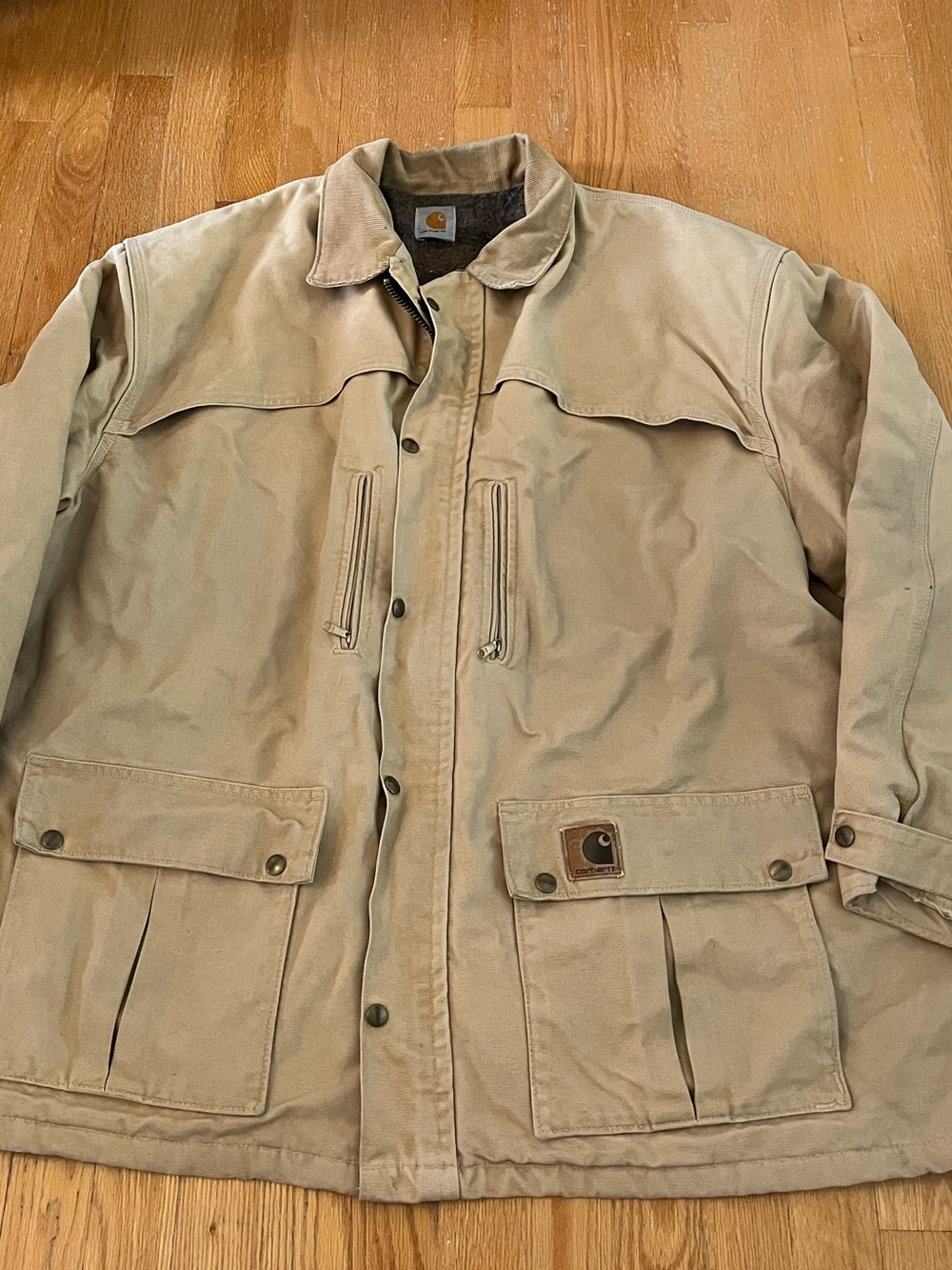 Carhartt C01 Duck Chore Coat Men's Tan Field Jacket